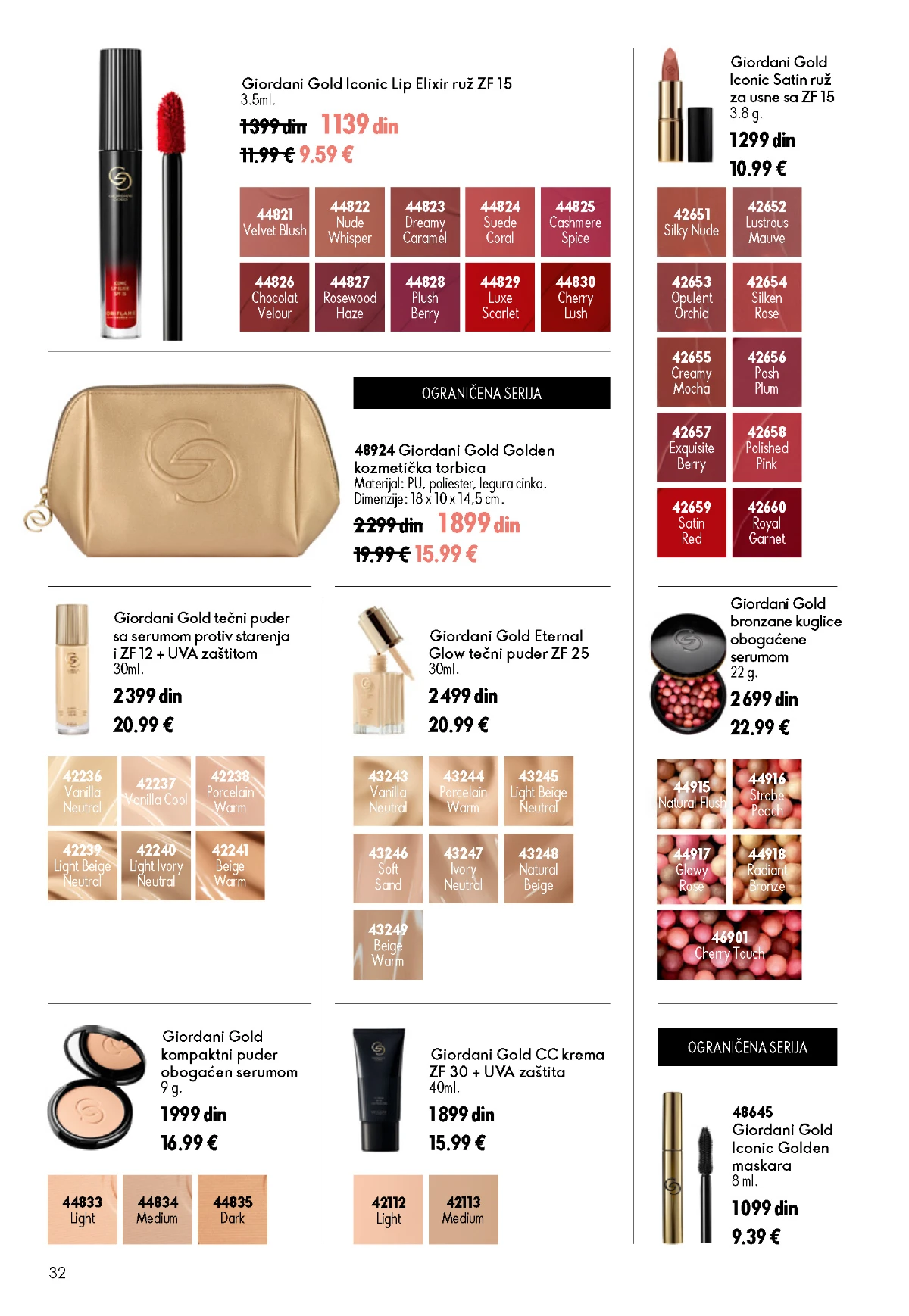 Oriflame katalog sniženja Oriflame kataloška ponuda sniženja
