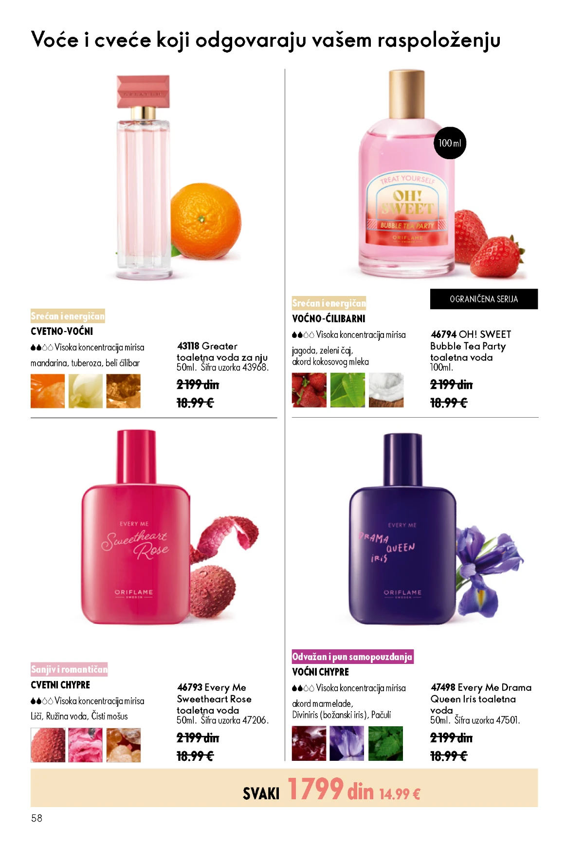 Oriflame katalog sniženja Oriflame kataloška ponuda sniženja
