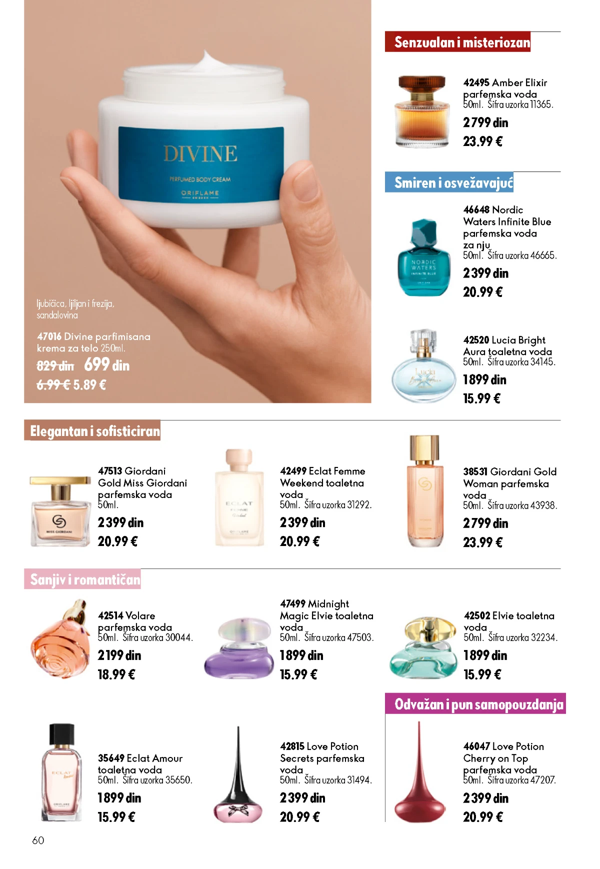 Oriflame katalog sniženja Oriflame kataloška ponuda sniženja