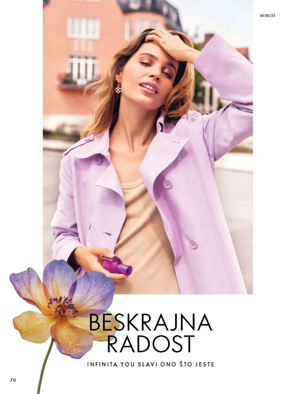 Oriflame katalog 07.10–17.11.2026, strana 70 – Predstavljanje Infinita you parfemske vode.