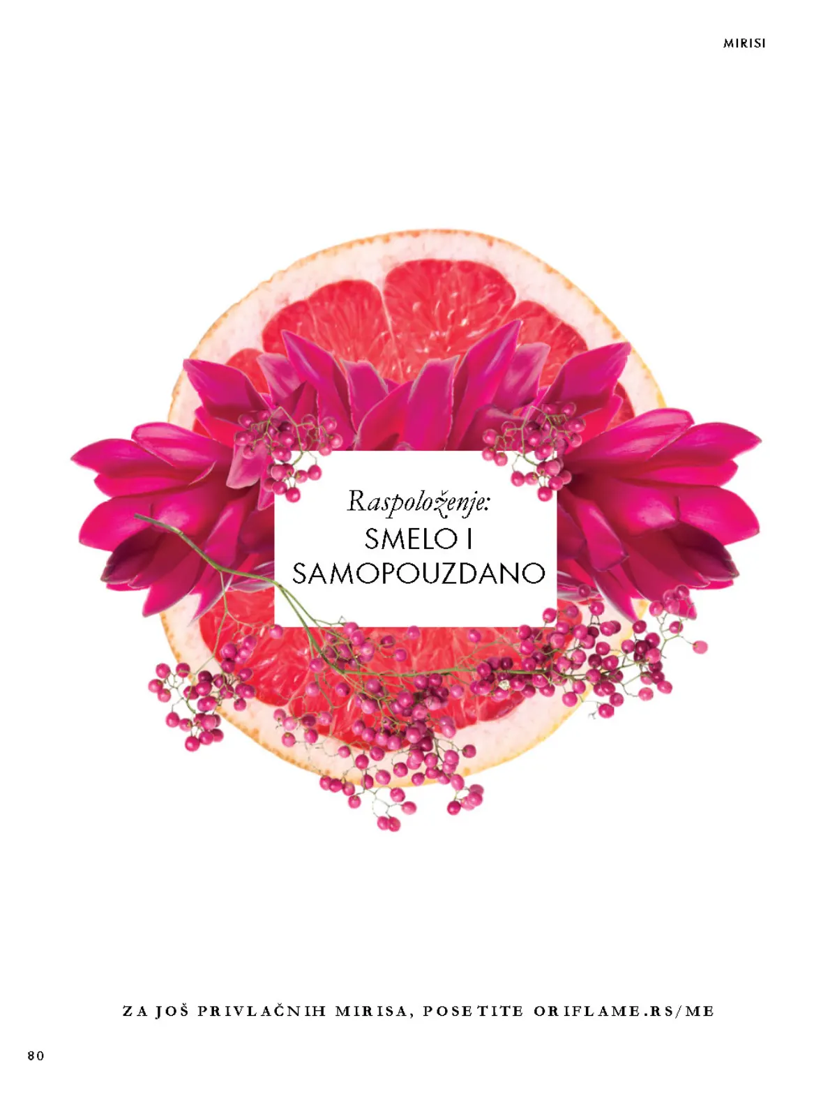 Oriflame katalog 07.10–17.11.2026, strana 80 – Izbor mirisa za upečatljiv lični stil.