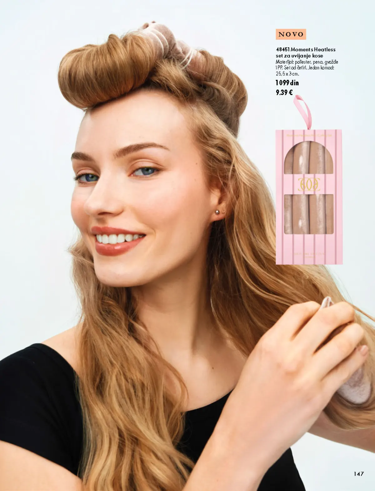 Oriflame katalog 07.10–17.11.2026, strana 147 – Moments Heatless set za uvijanje kose