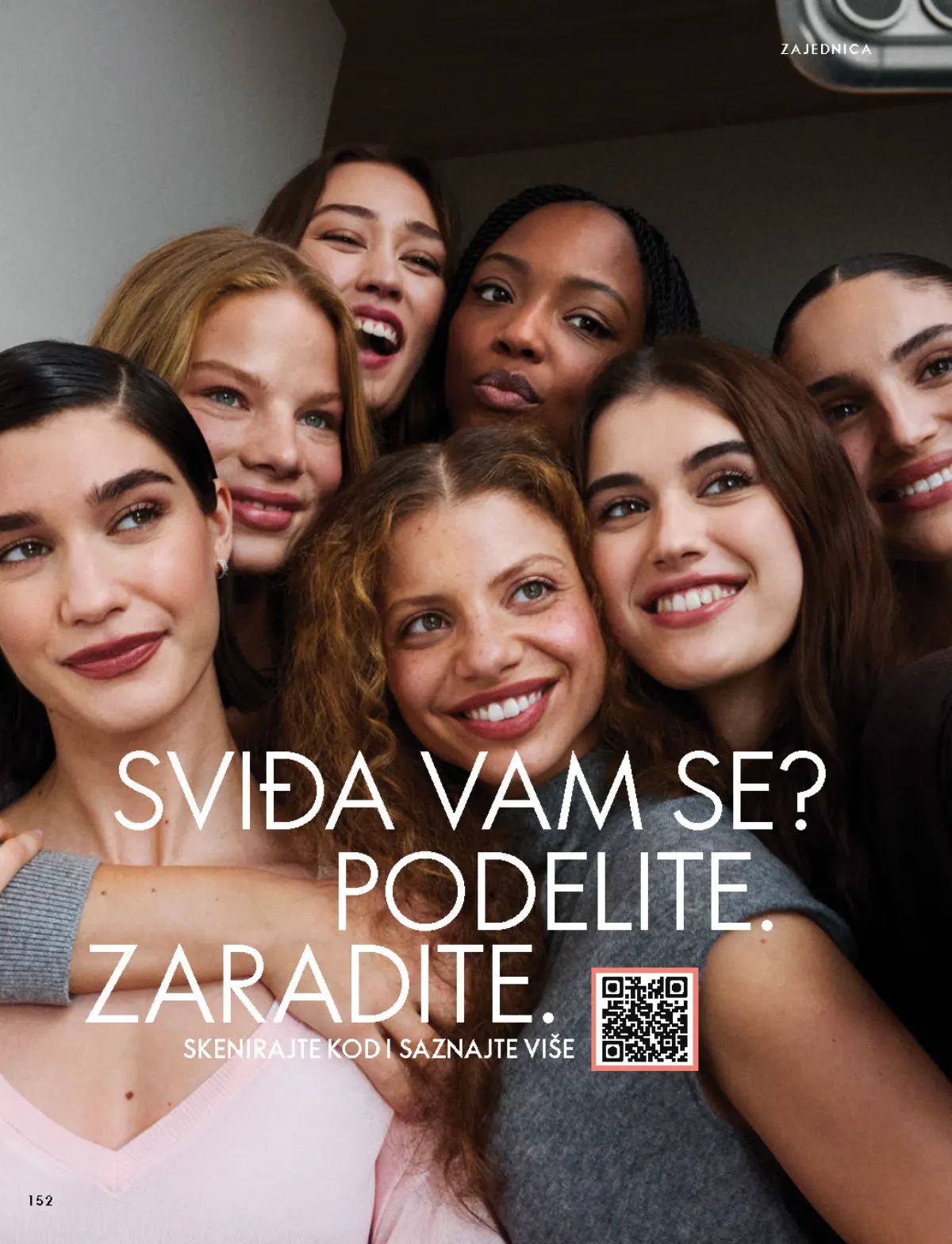 Oriflame katalog 07.10–17.11.2026, strana 152 – Predstavljanje Oriflame zajednice i mogućnosti članstva.
