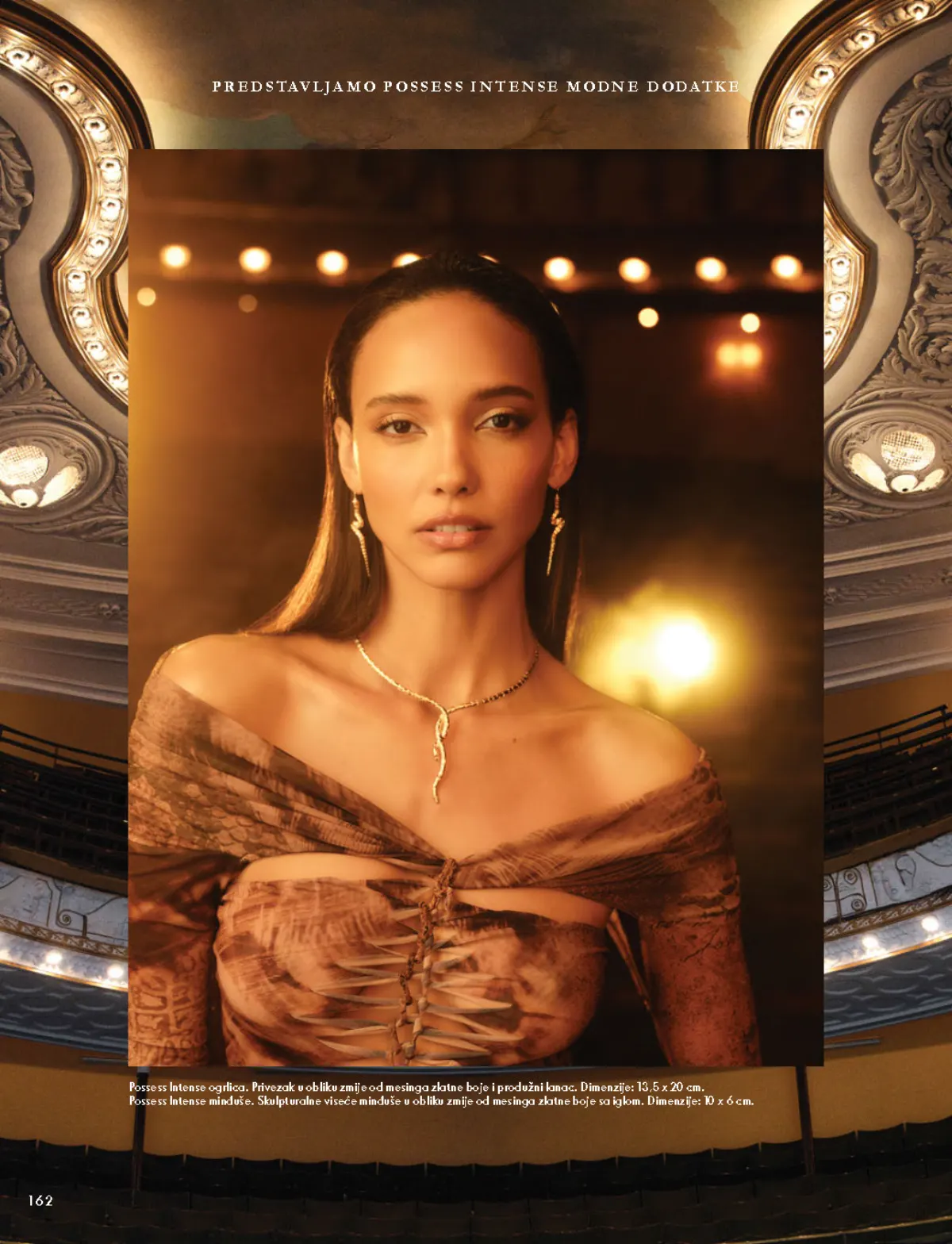 Oriflame katalog 07.10–17.11.2026, strana 162 – Possess Intense ogrlica i minđuše.
