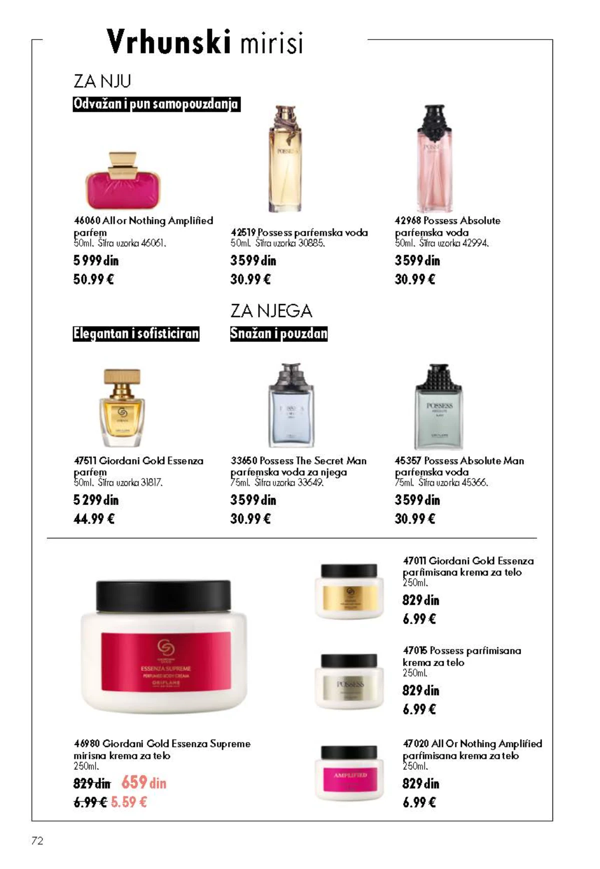 Oriflame katalog do 25.08.2026. – novi mirisi i akcije – stranica 72