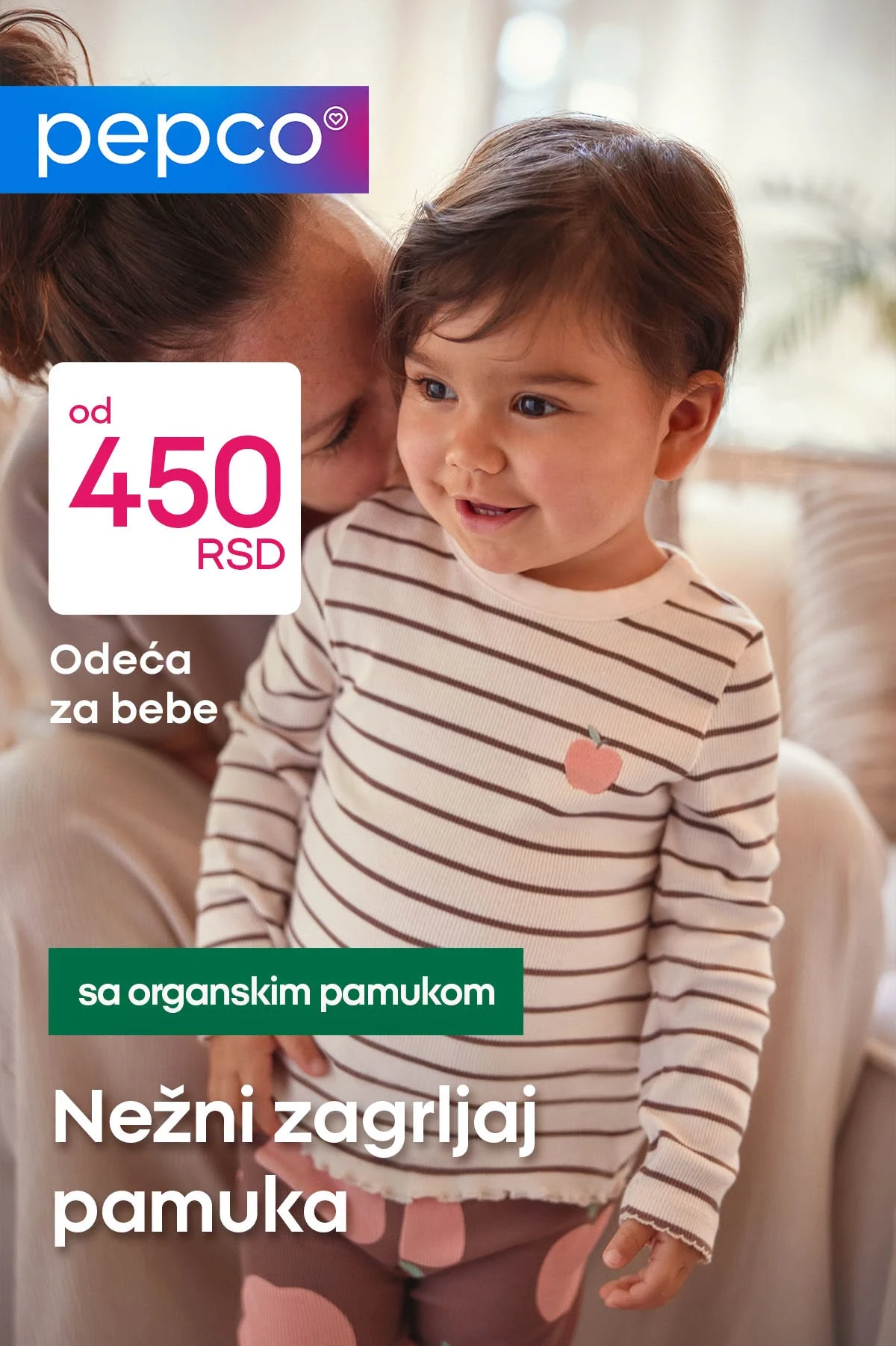 Pepco nastavlja sniženje do 70% uz odlične cijene na odabrane proizvode, uključujući odjeću za bebe, dom i svakodnevne potrepštine.