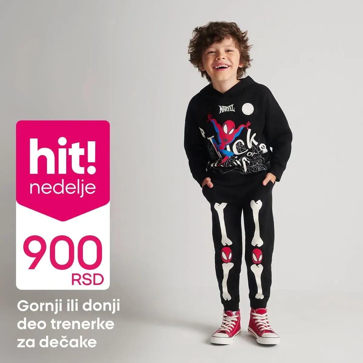 PEPCO trenerka za dečake sa motivom Spider-Man po ceni od 900 RSD