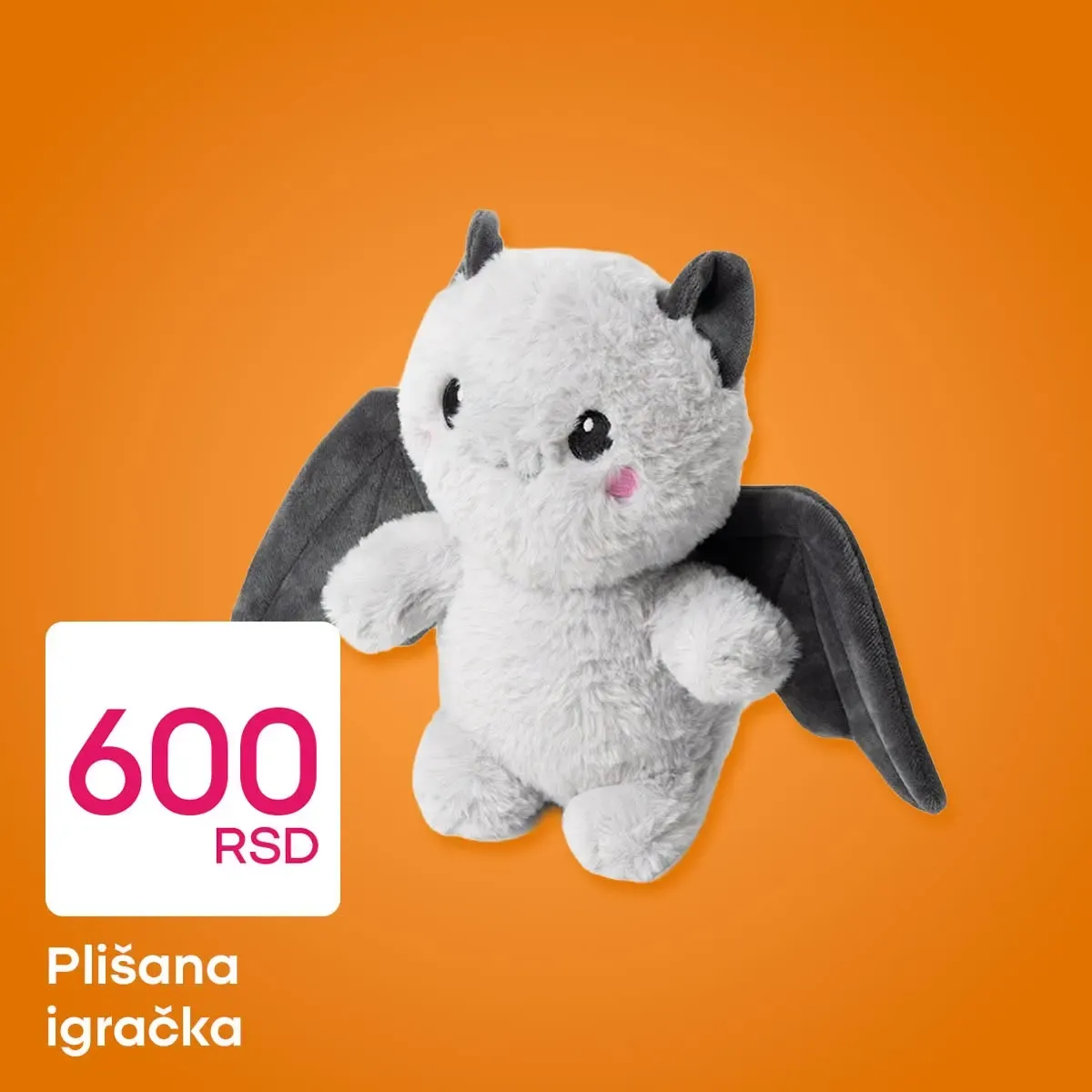 PEPCO plišana igračka slepi miš za Noć veštica po ceni od 600 RSD