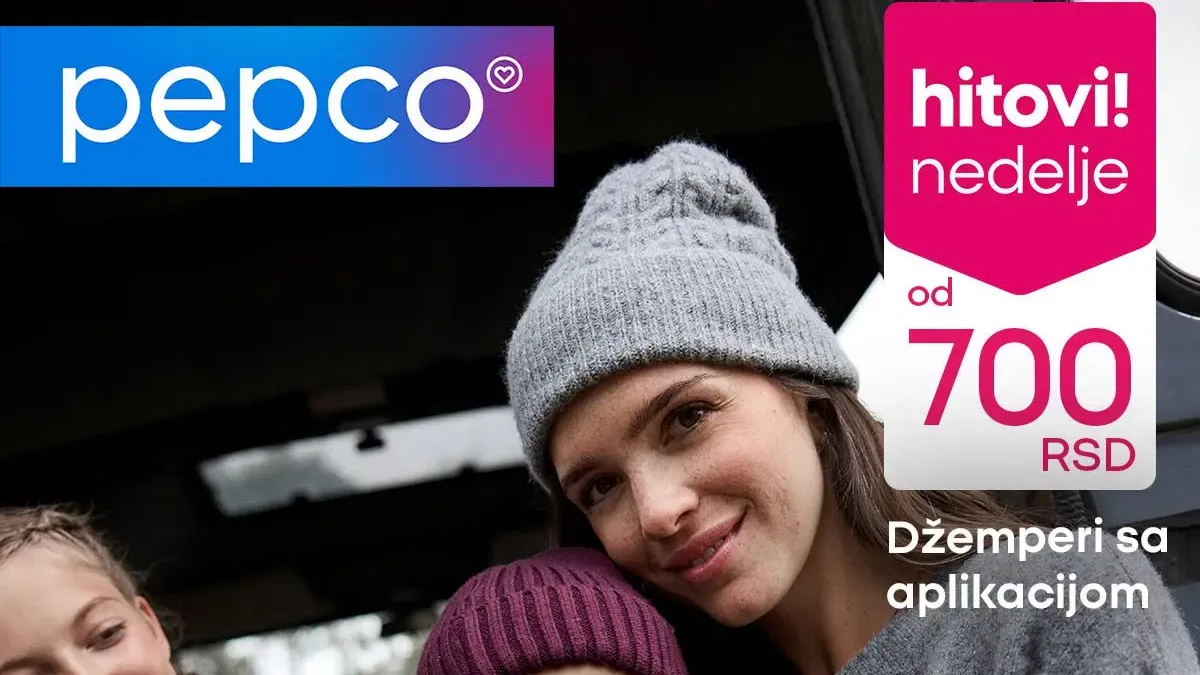PEPCO hitovi nedelje – džemperi sa aplikacijom za žene i decu od 700 RSD