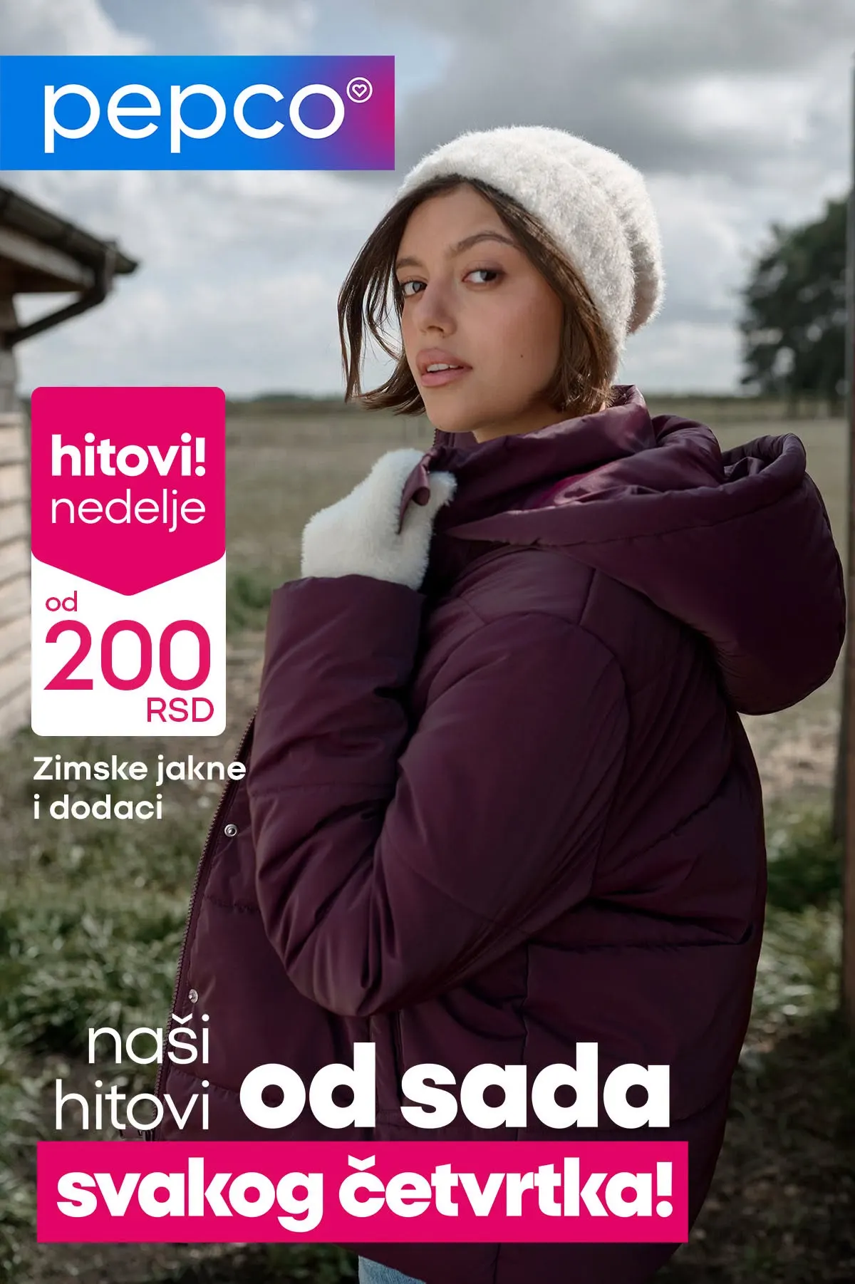 PEPCO hitovi nedelje od 16. do 22.10.2026. – zimske jakne, kape i modni dodaci od 200 dinara