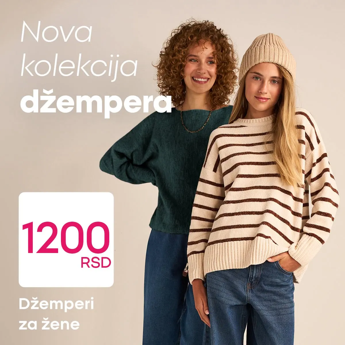 PEPCO ženski džemperi iz nove kolekcije za 1.200 RSD