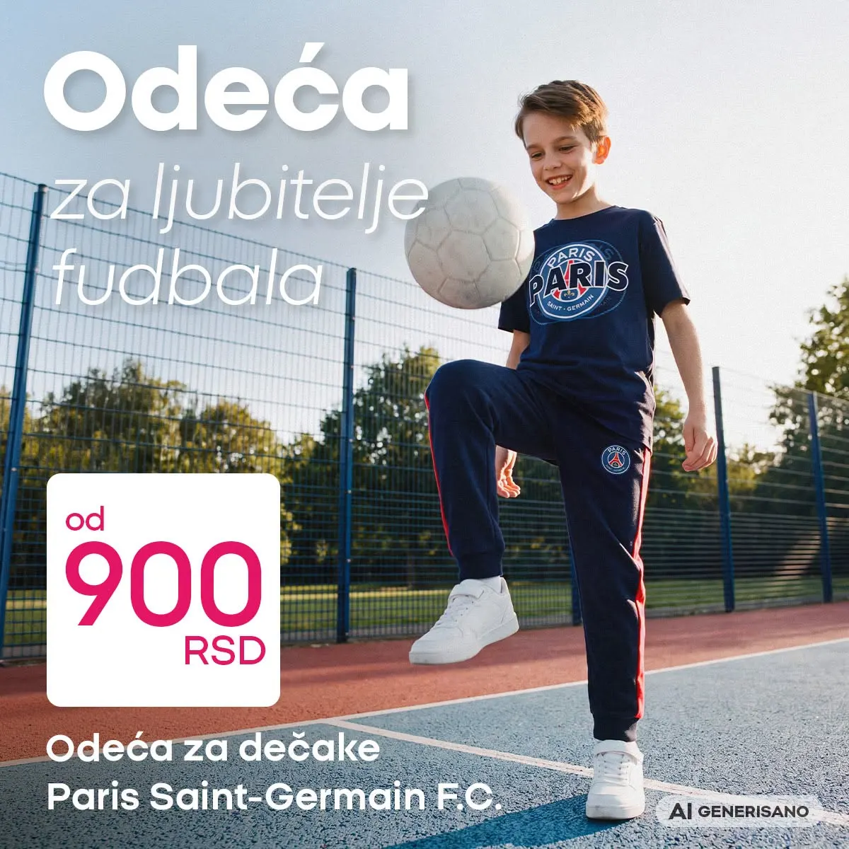 PEPCO Paris Saint-Germain FC kolekcija – odeća za dečake od 900 dinara