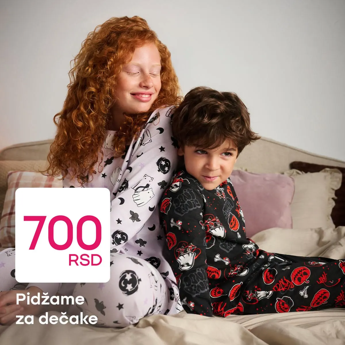 PEPCO pidžame za dečake sa motivima Noći veštica po ceni od 700 RSD