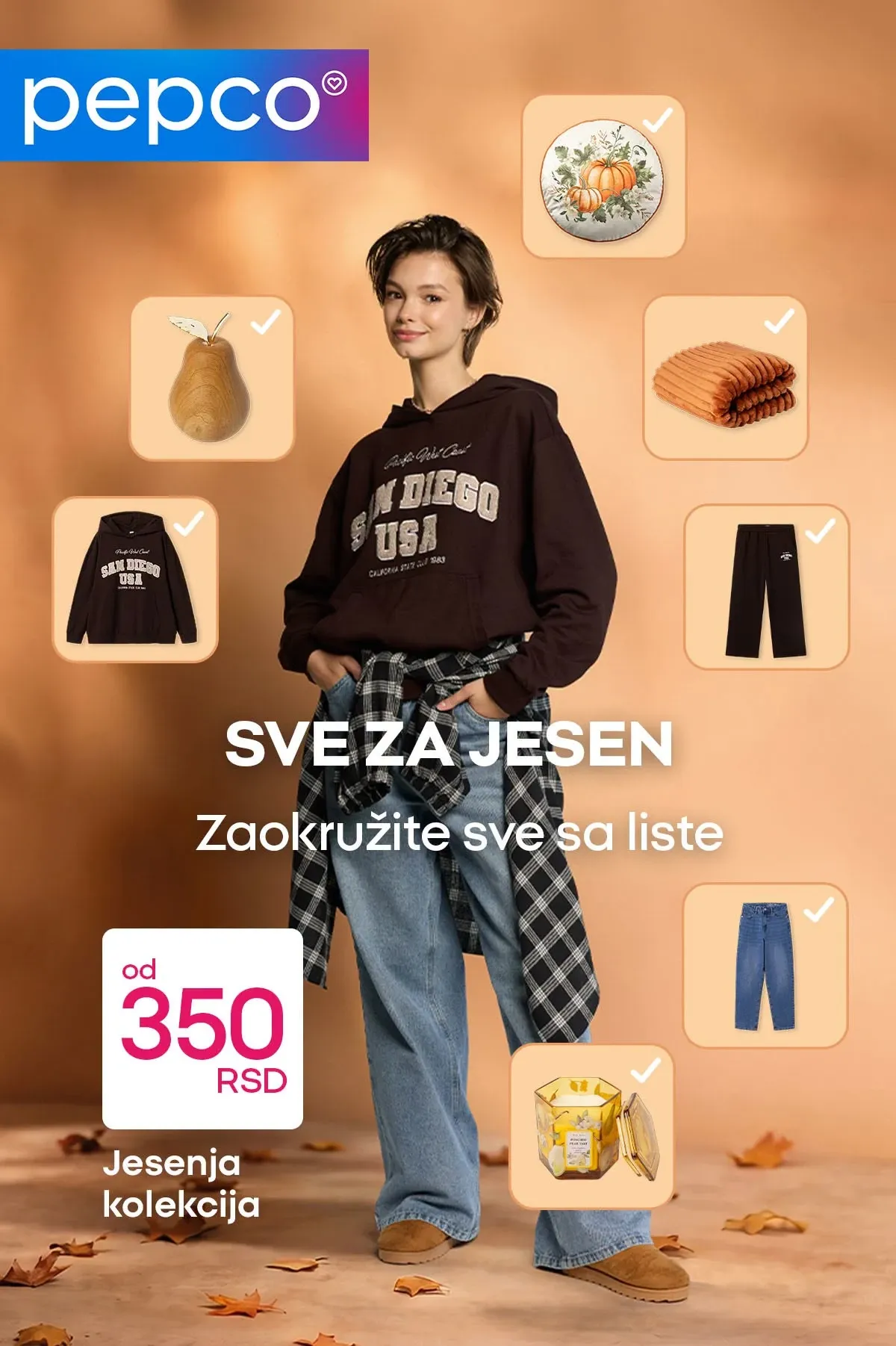 Pepco sve za jesen – dukserice, farmerke, dekoracije i detalji za dom već od 350 RSD