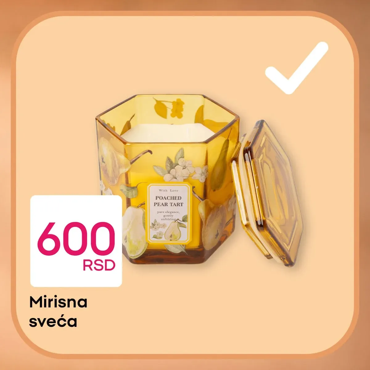 Pepco mirisna sveća iz nove jesenje kolekcije po ceni od 600 RSD