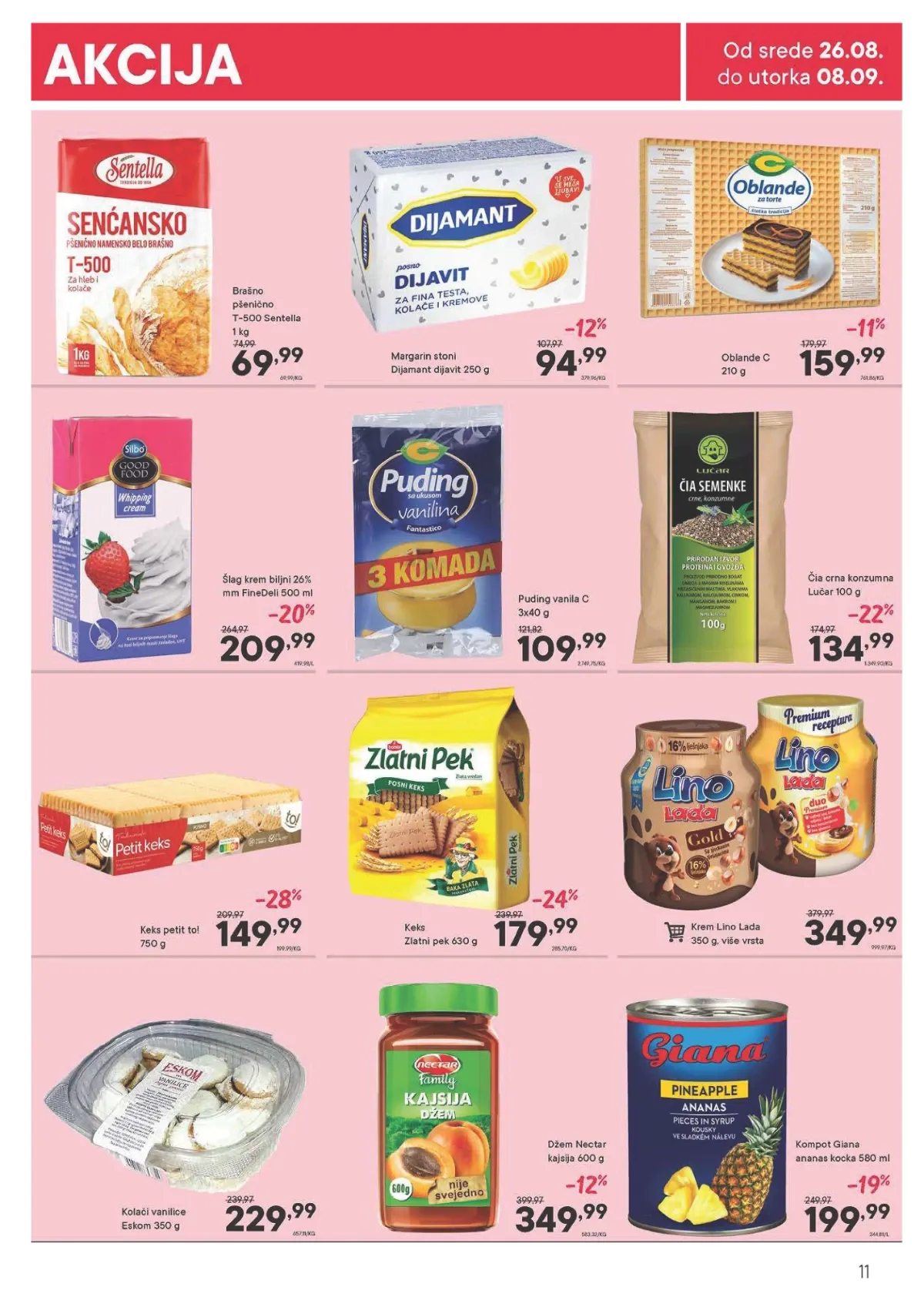 PerSu katalog strana 11 – brašno i puding uz posebne katalog popuste