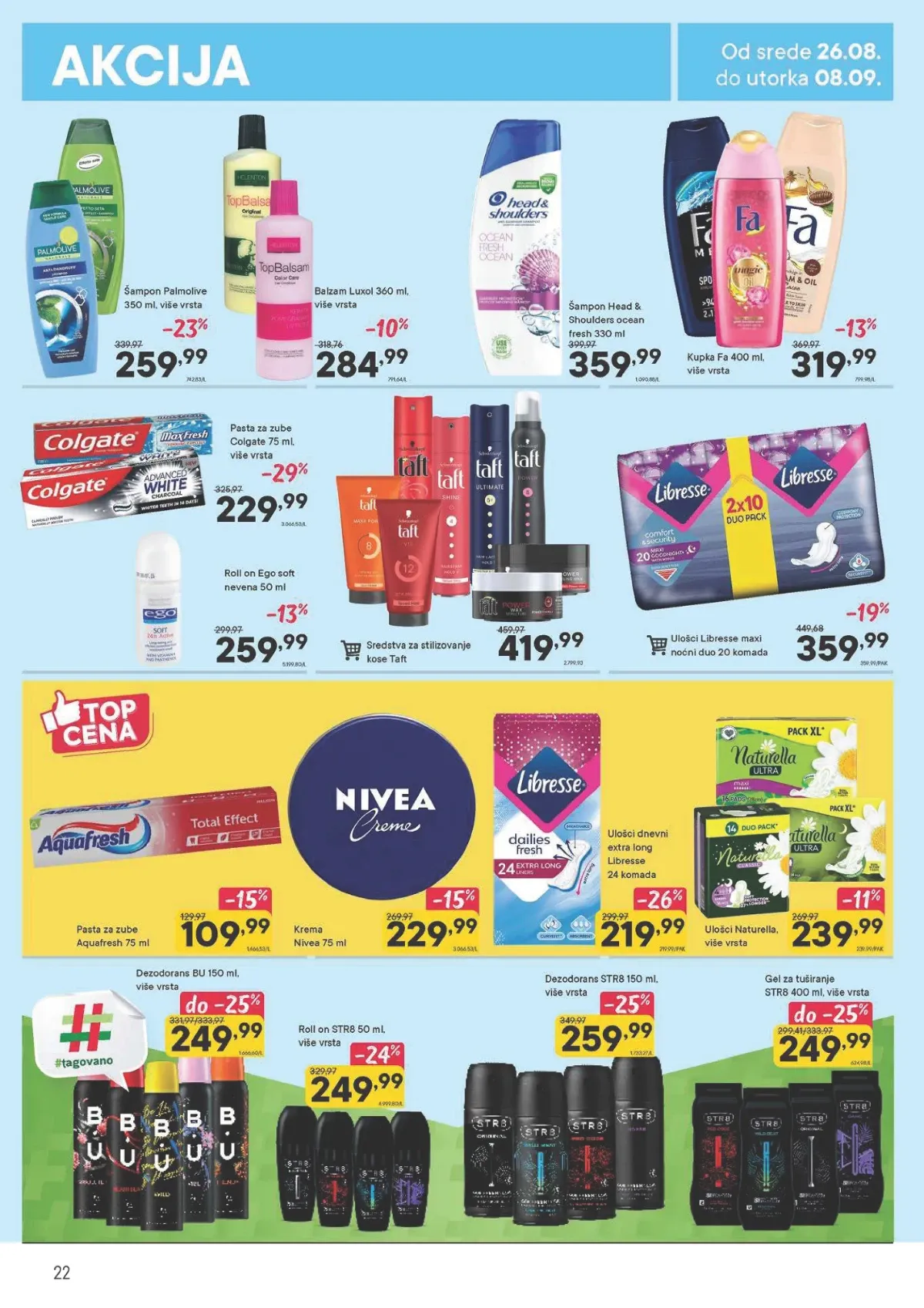 PerSu katalog strana 22 – Nivea kozmetika i Colgate proizvodi za ličnu higijenu