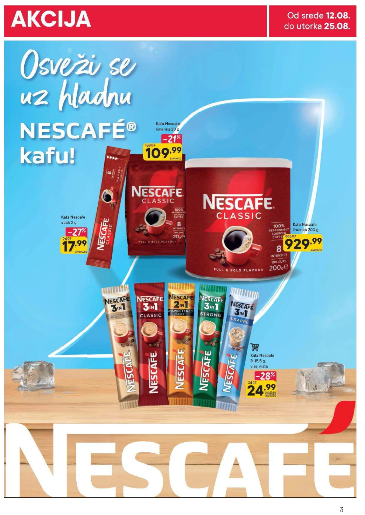 PerSu katalog do 25.08.2026. – Nescafe kafa po akcijskim cenama