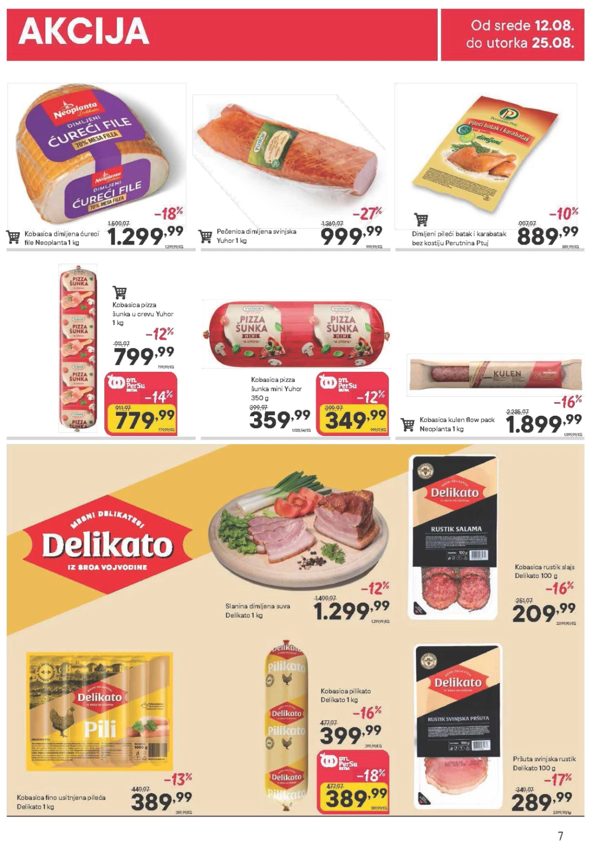 PerSu katalog do 25.08.2026. – suhomesnati proizvodi i mesne prerađevine