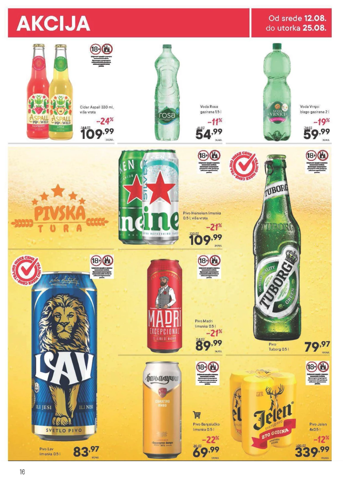 PerSu katalog do 25.08.2026. – voda i ponuda pića