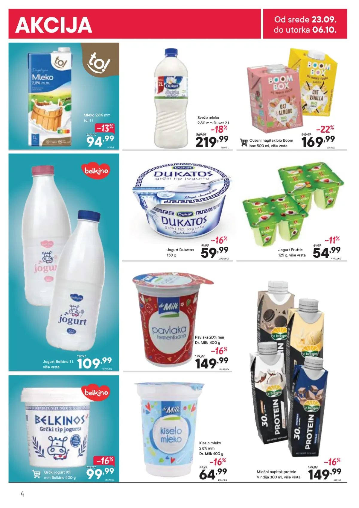 DTL PerSu katalog do 06.10.2026. – strana 4 DTL PerSu katalog, strana 4 – mleko to! i Belkino jogurt