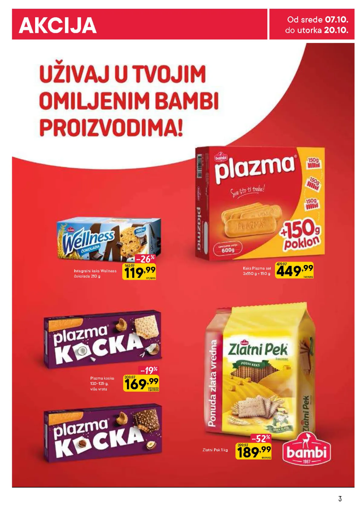 DTL PerSu katalog – Wellness integralni keks, Plazma set, Plazma kocke i Zlatni Pek na akciji