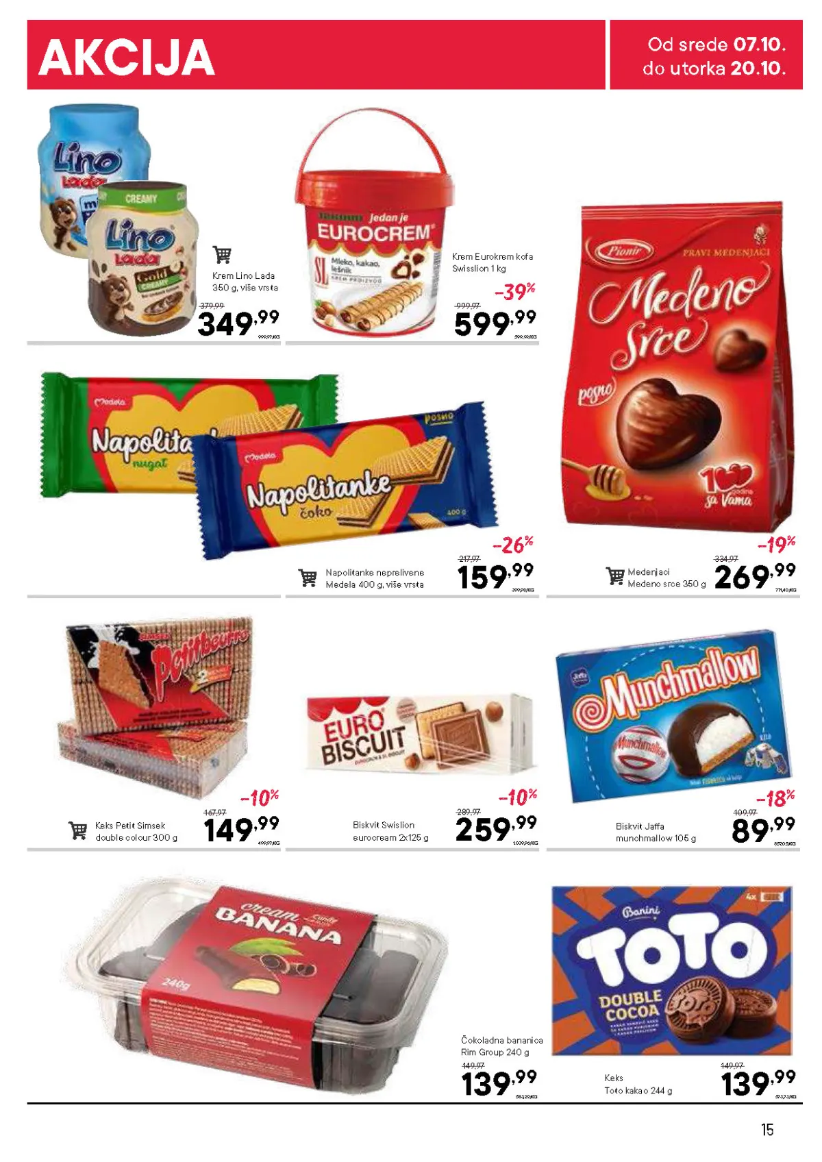 DTL PerSu katalog – Lino Lada, Swisslion Eurokrem, Medela napolitanke, Medeno srce, Munchmallow i Toto keks