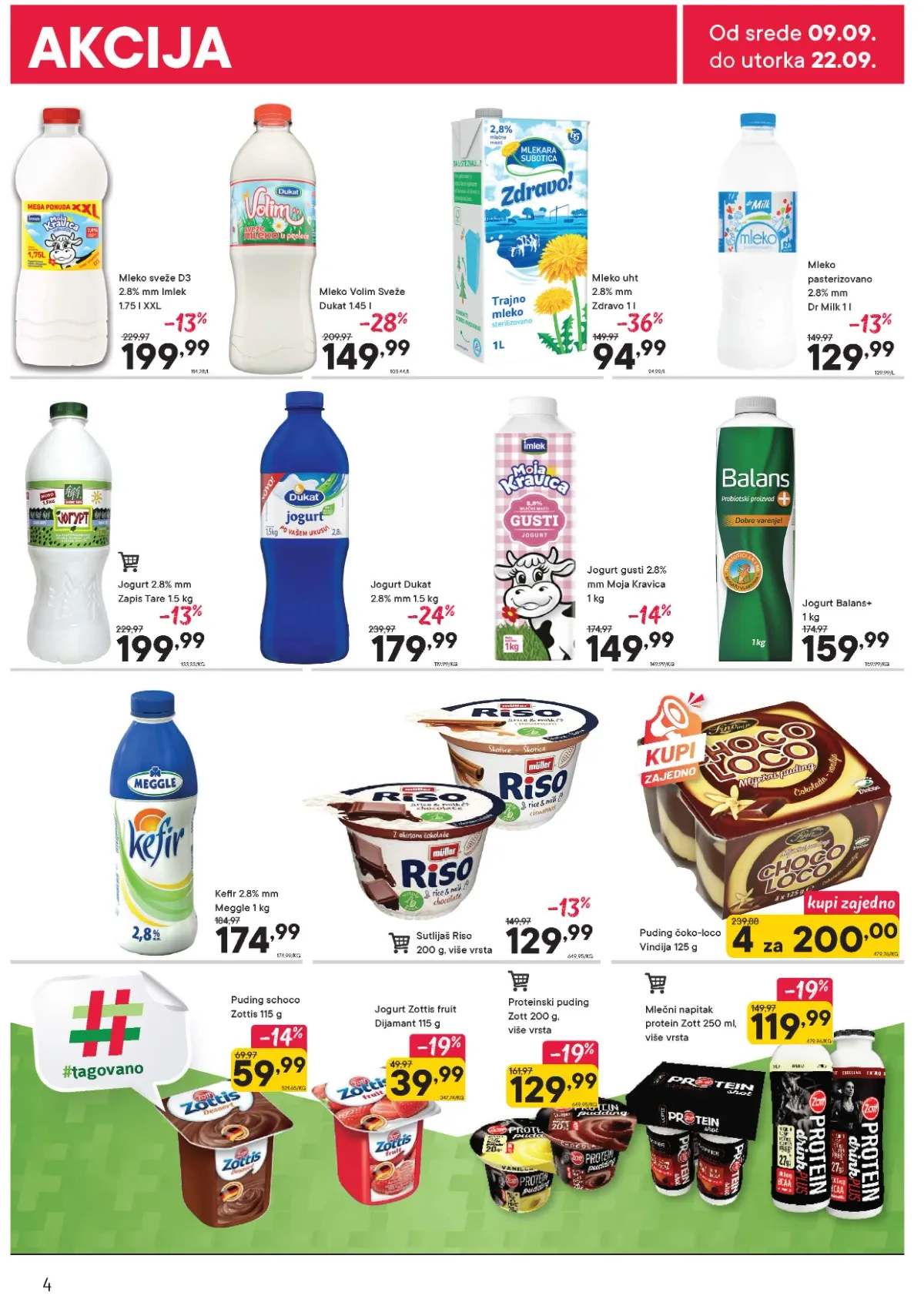 PerSu katalog do 22.09.2026. – mlečni proizvodi na akciji