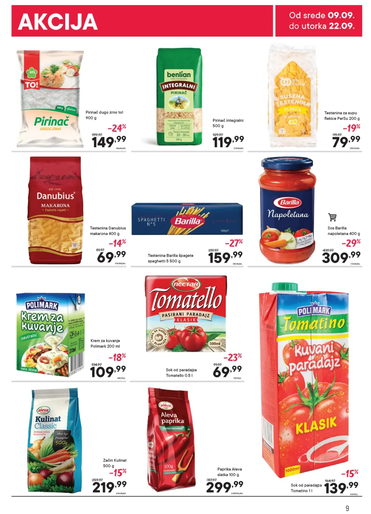 PerSu katalog do 22.09.2026. – testenina, pirinač i proizvodi od paradajza