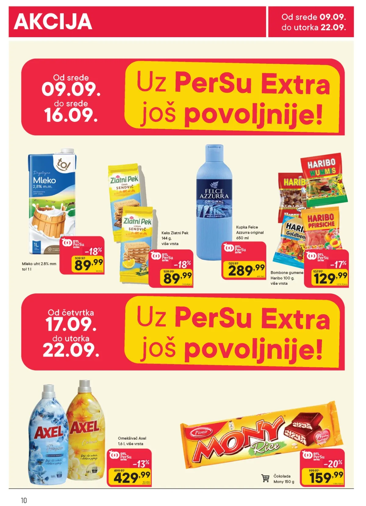 PerSu Extra ponuda do 22.09.2026. – dodatno sniženi proizvodi