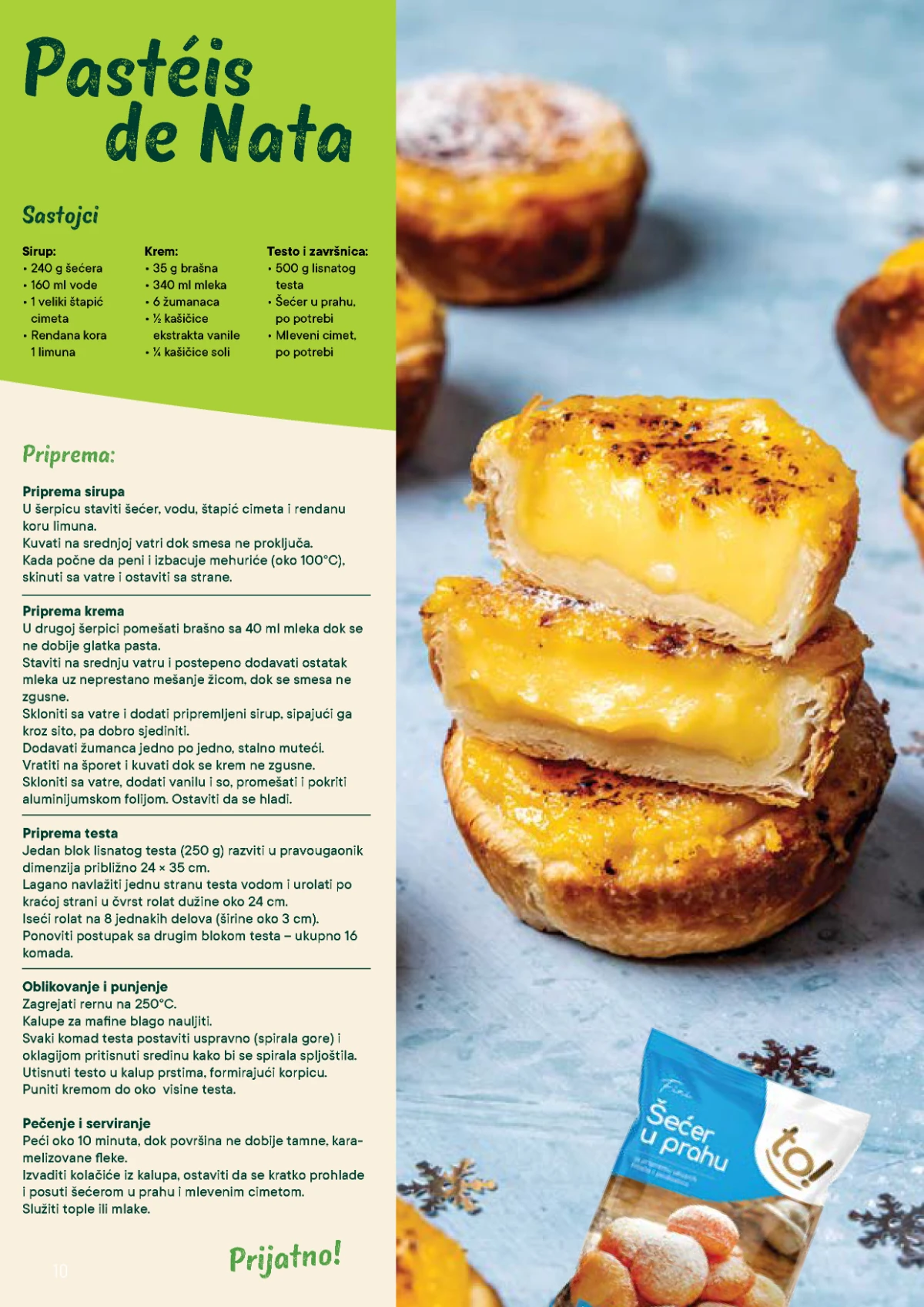 DTL PerSu Pametna kupovina – recept za Pasteis de Nata