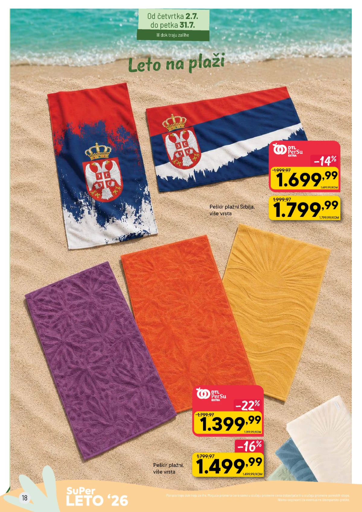PerSu Super Leto '26 – deterdženti, omekšivači i sredstva za čišćenje