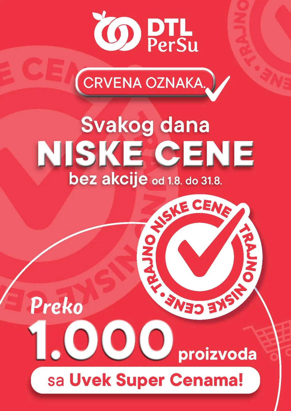 PerSu niske cene do 31.08.2026. – preko 1.000 proizvoda sa Uvek Super Cenama svakog dana