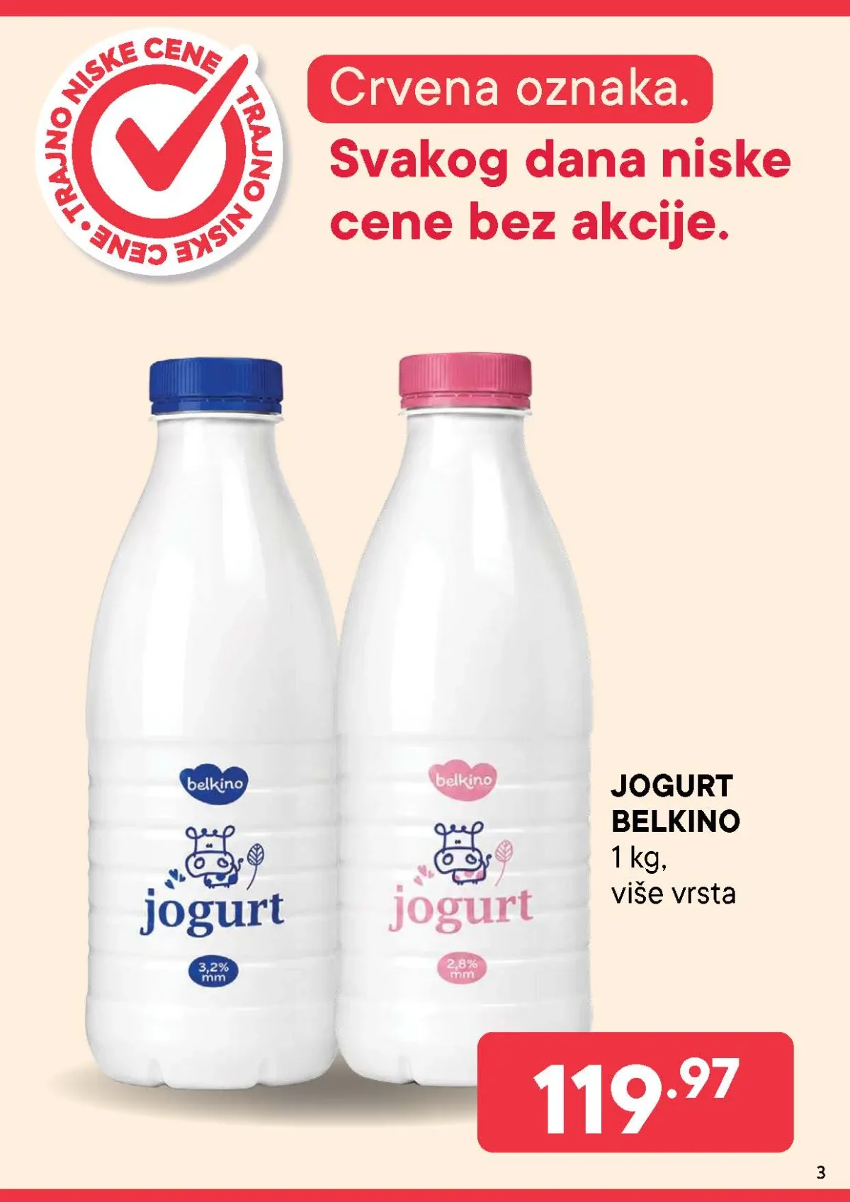 PerSu Uvek Super Cena – Belkino jogurt 1 kg za 119,97 RSD