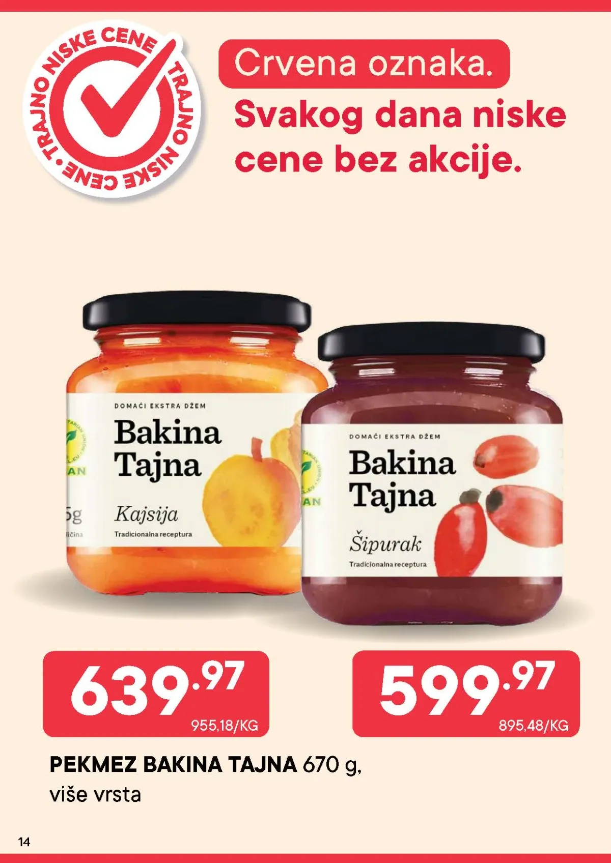 PerSu Uvek Super Cena – Bakina Tajna pekmez 670 g