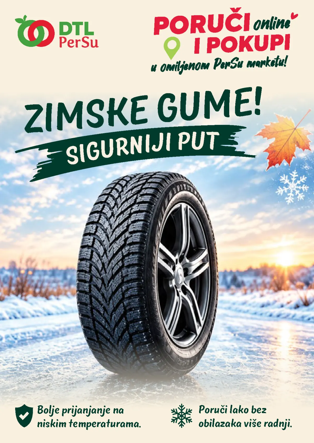 PerSu zimske gume – nova ponuda Nexen, Lassa, Hankook i Michelin pneumatika uz online poručivanje i preuzimanje u PerSu marketima