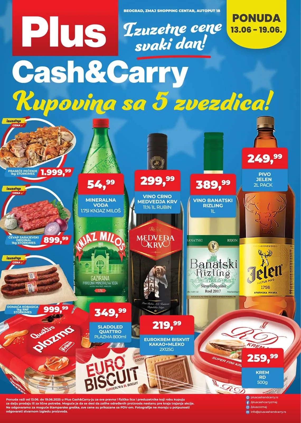 Sniženja ZMAJ cash carry Kula Trgovina Nedeljna ponuda