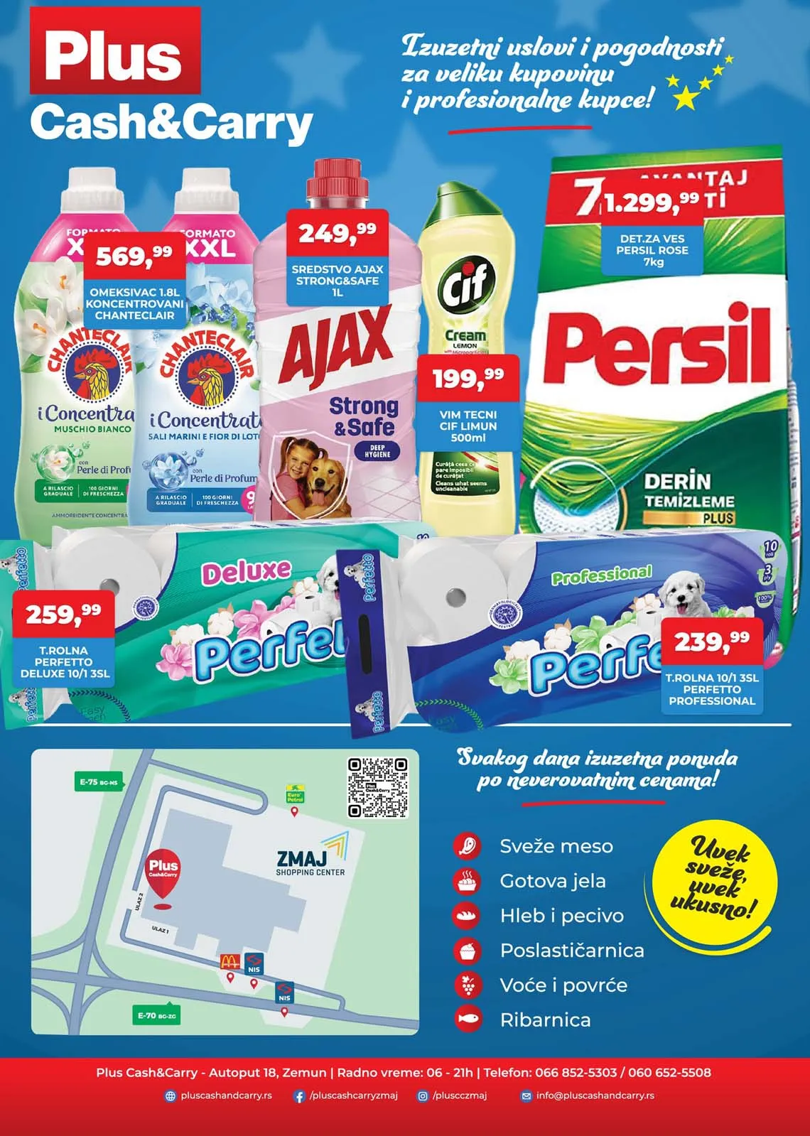 Sniženja Plus cash carry ZMAJ Trgovina Nedeljna ponuda