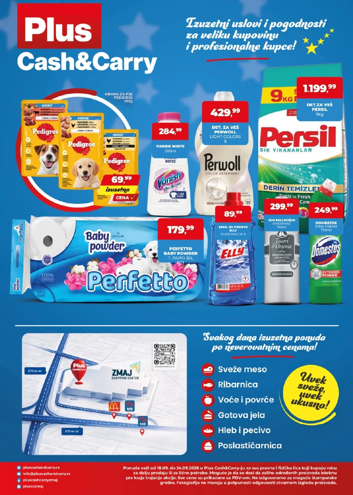 Plus Cash&Carry katalog do 24.09.2026. – Persil, Perwoll, Vanish, Domestos i proizvodi za domaćinstvo na akciji