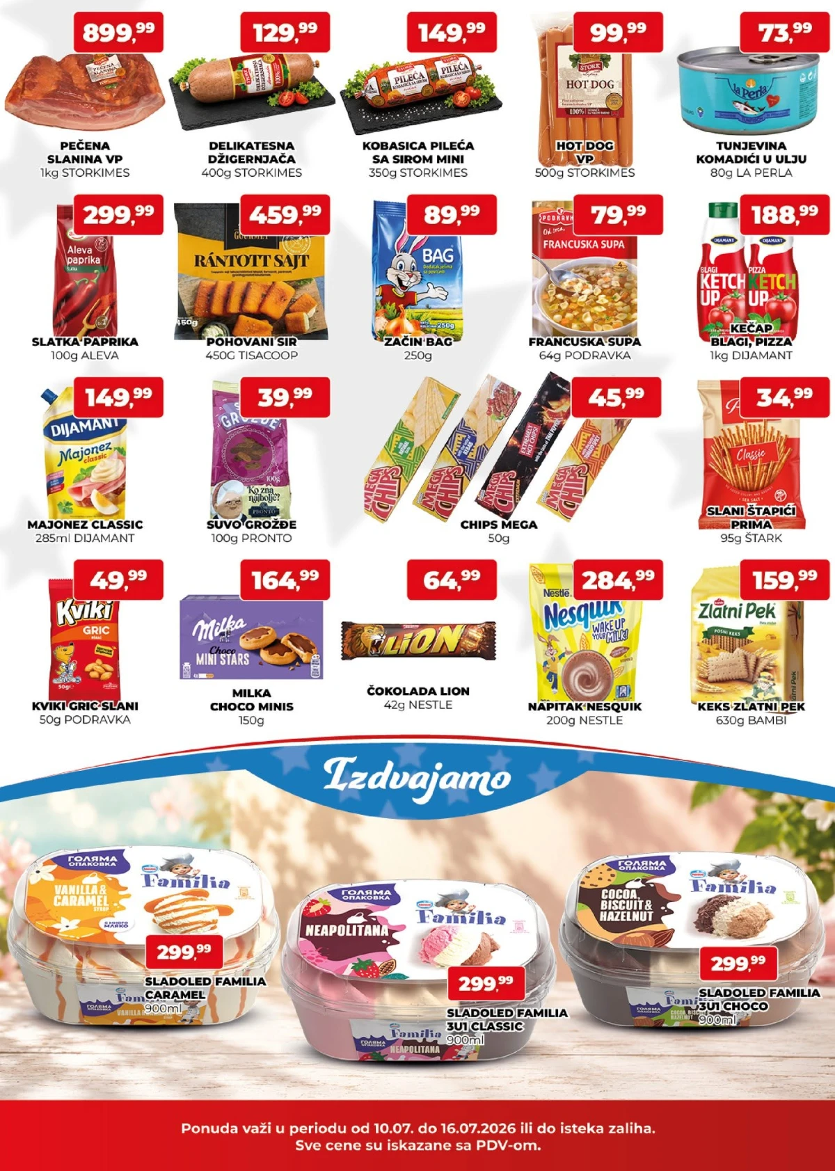Plus Cash & Carry katalog – delikatesi, začini, sladoledi i slatkiši na akciji