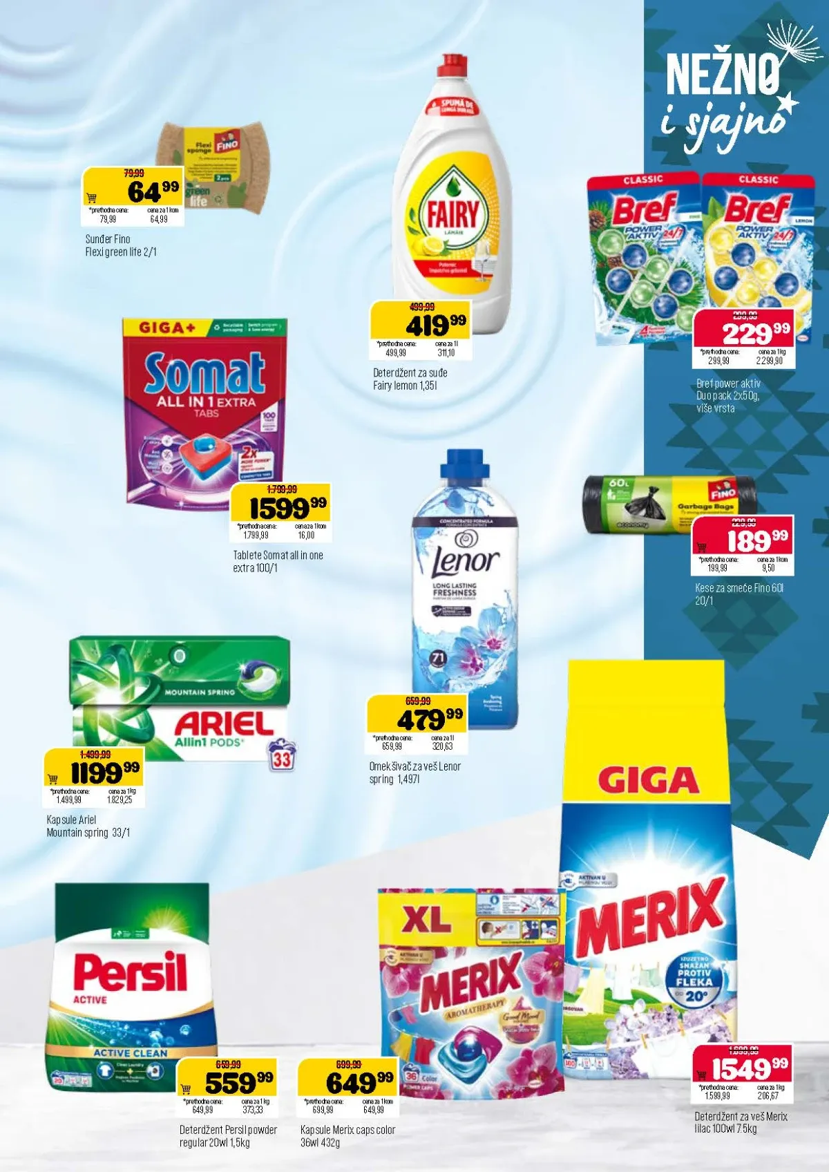 DTL Podunavlje katalog do 24.08.2026. – Ariel, Persil, Merix, Lenor i Fairy