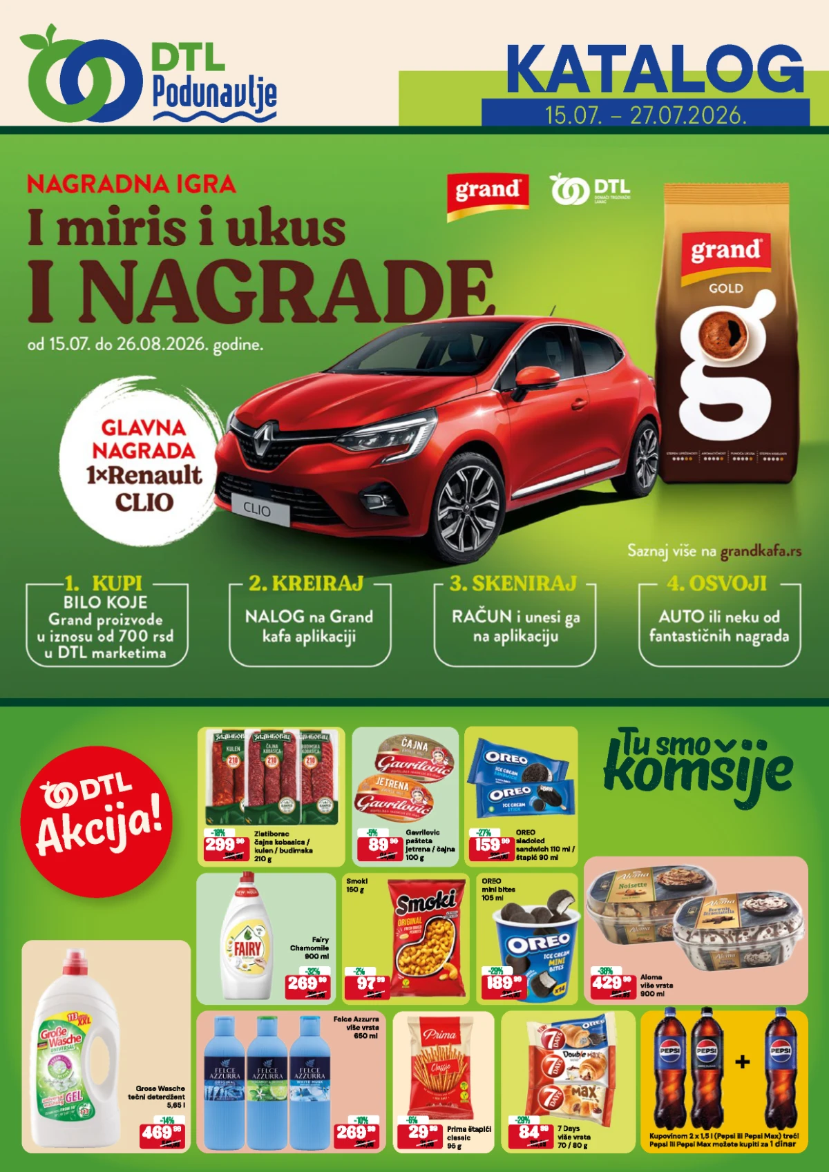 DTL Podunavlje katalog 15.07. do 27.07.2026. – novi popusti do 29%