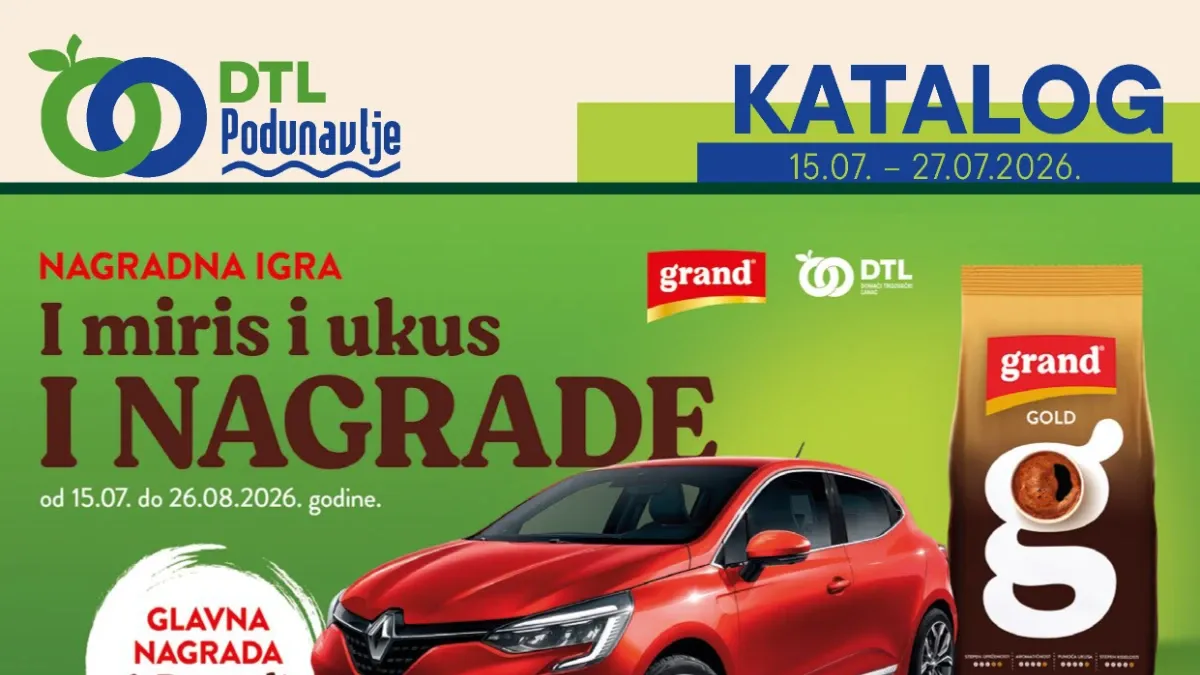 DTL Podunavlje katalog 15.07. do 27.07.2026. – novi popusti do 29%