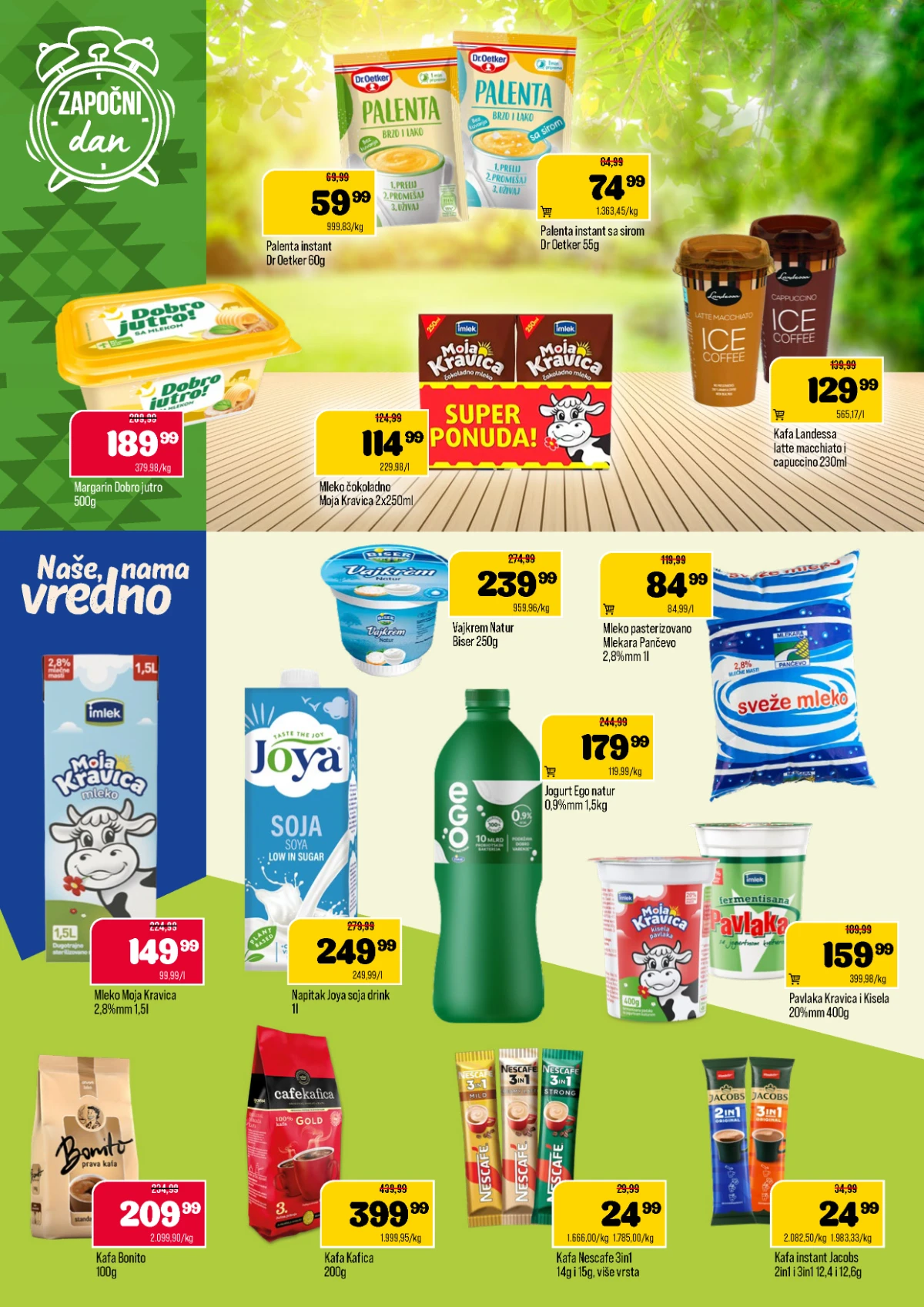 DTL Podunavlje katalog 15.07. do 27.07.2026. – mlečni proizvodi, kafa i napici po akcijskim cenama