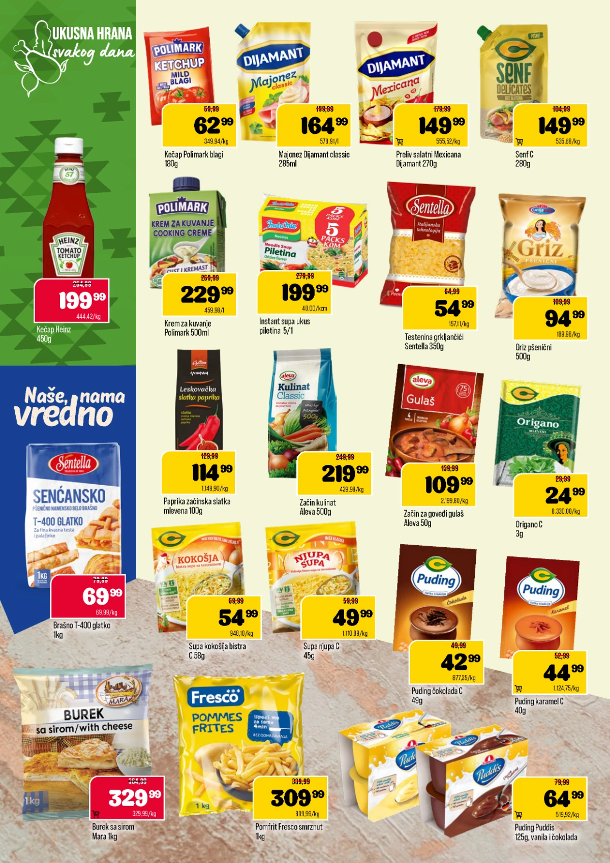 DTL Podunavlje katalog 15.07. do 27.07.2026. – brašno, začini, kečap i smrznuti program na akciji