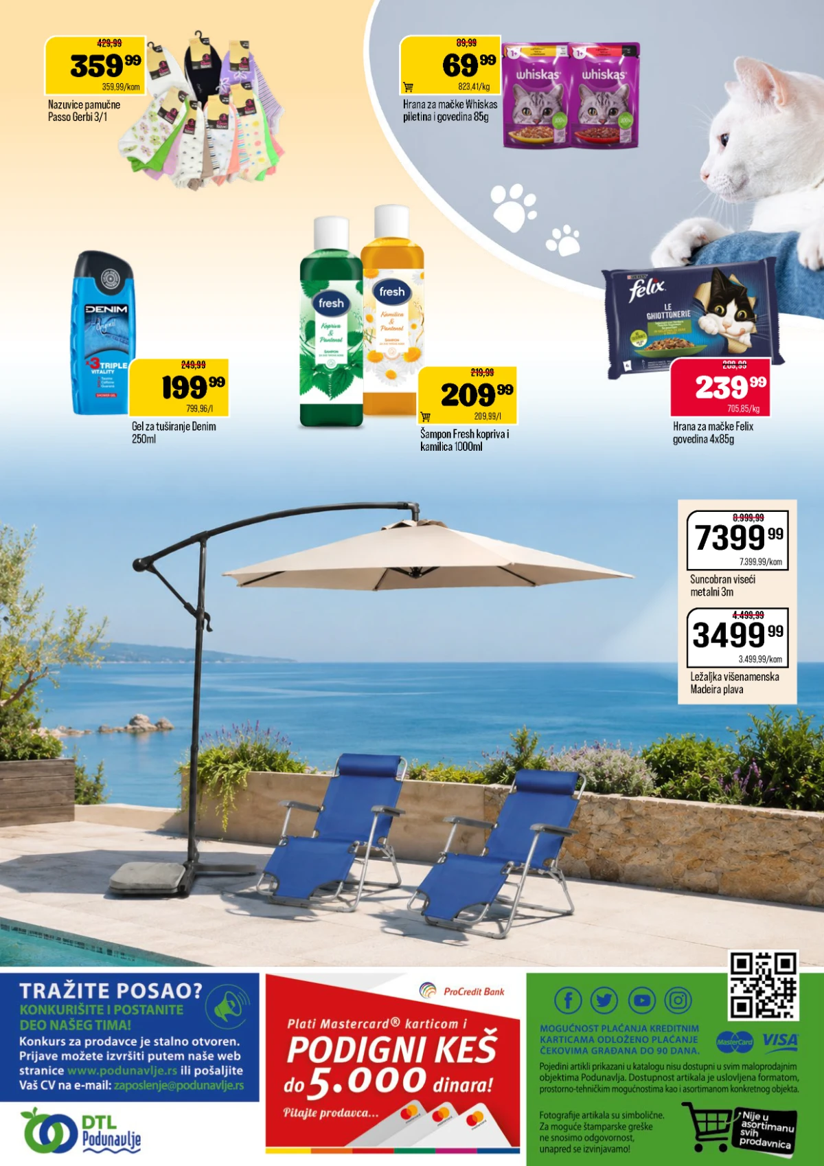 DTL Podunavlje katalog 15.07. do 27.07.2026. – proizvodi za kućne ljubimce, kozmetika i baštenski program na akciji