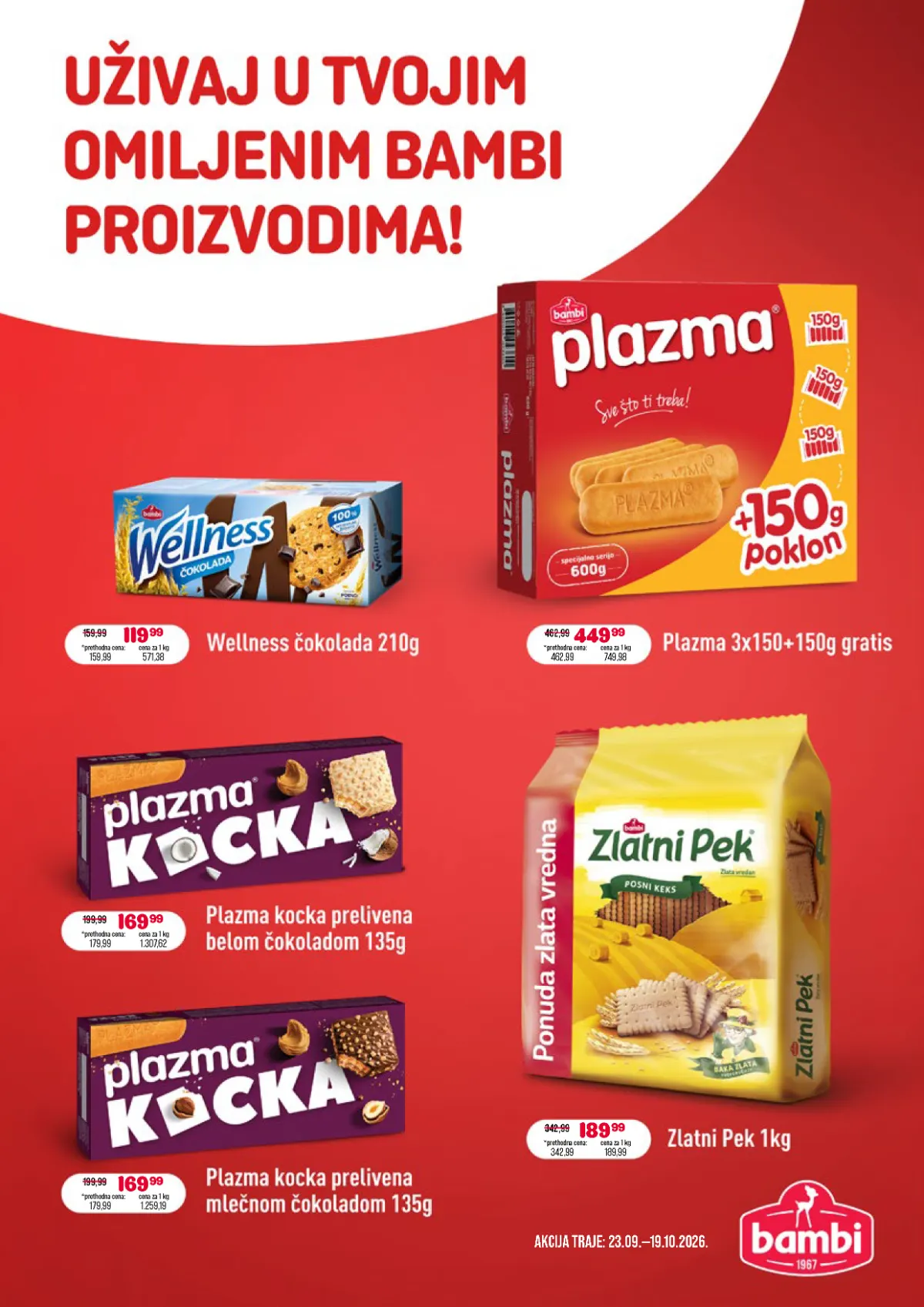 DTL Podunavlje katalog, stranica 3 – Wellness čokolada, Plazma keks, Plazma kocka i Zlatni Pek