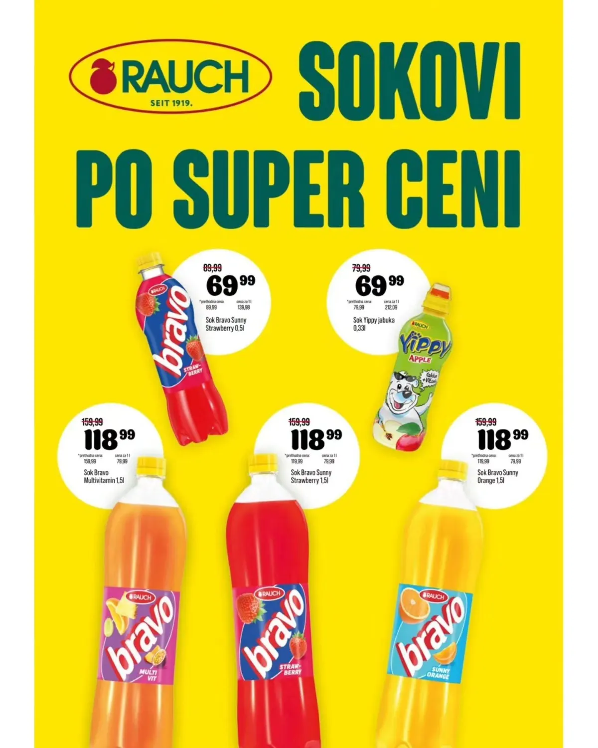 DTL Podunavlje katalog 21.10–2.11.2026. – Rauch sokovi i druge akcijske ponude, strana 3