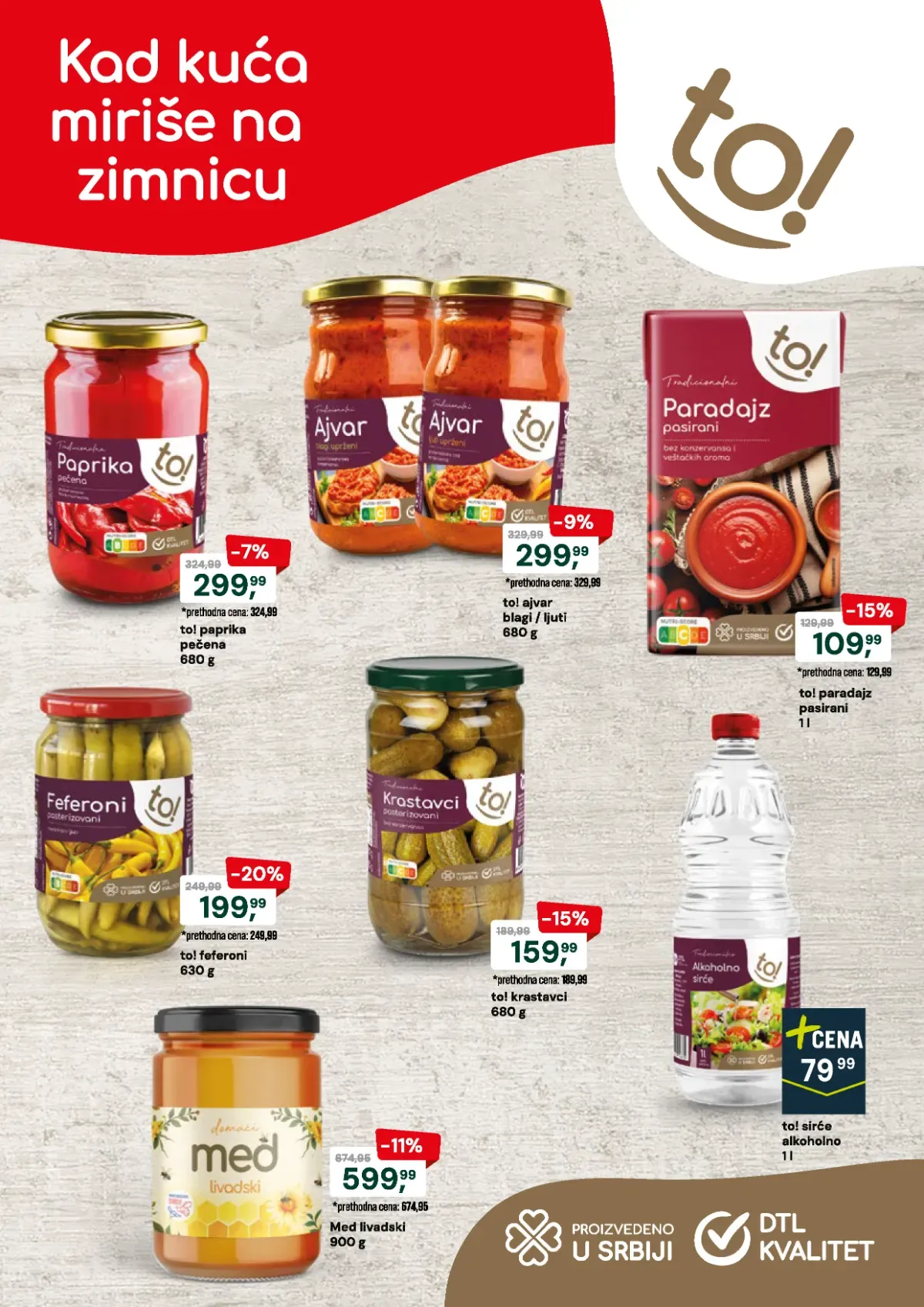 DTL Podunavlje katalog – ajvar, paprika, krastavci i proizvodi za zimnicu