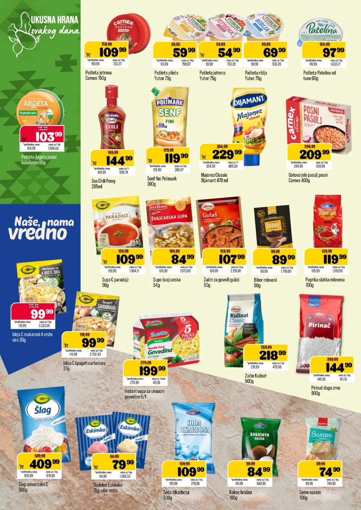 DTL Podunavlje katalog do 07.09.2026. – Argeta Junior pašteta i Dijamant majonez po akcijskim cenama